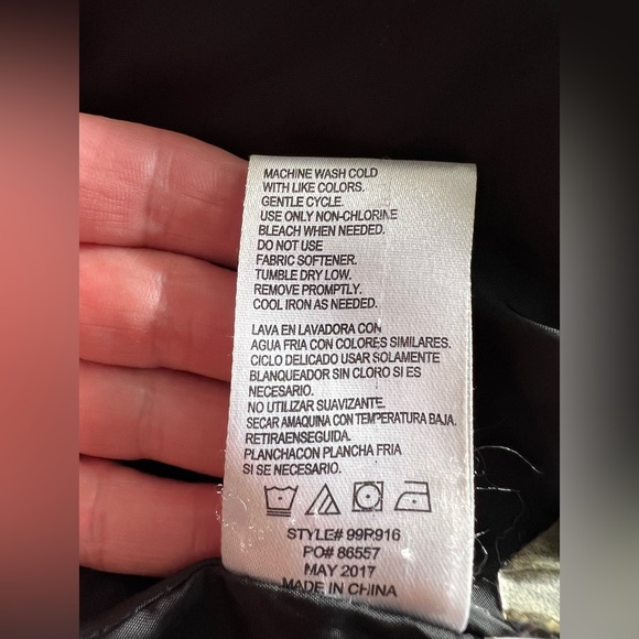 Rampage winter coat with removable fake fur edged hood in size small. - Picture 10 of 10